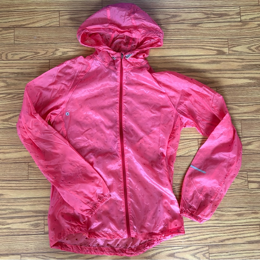 Nike Running pink vapor cyclone nylon zip up jacket size small